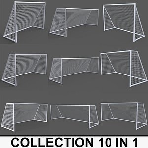 PBR Soccer Football Goal Post A-J