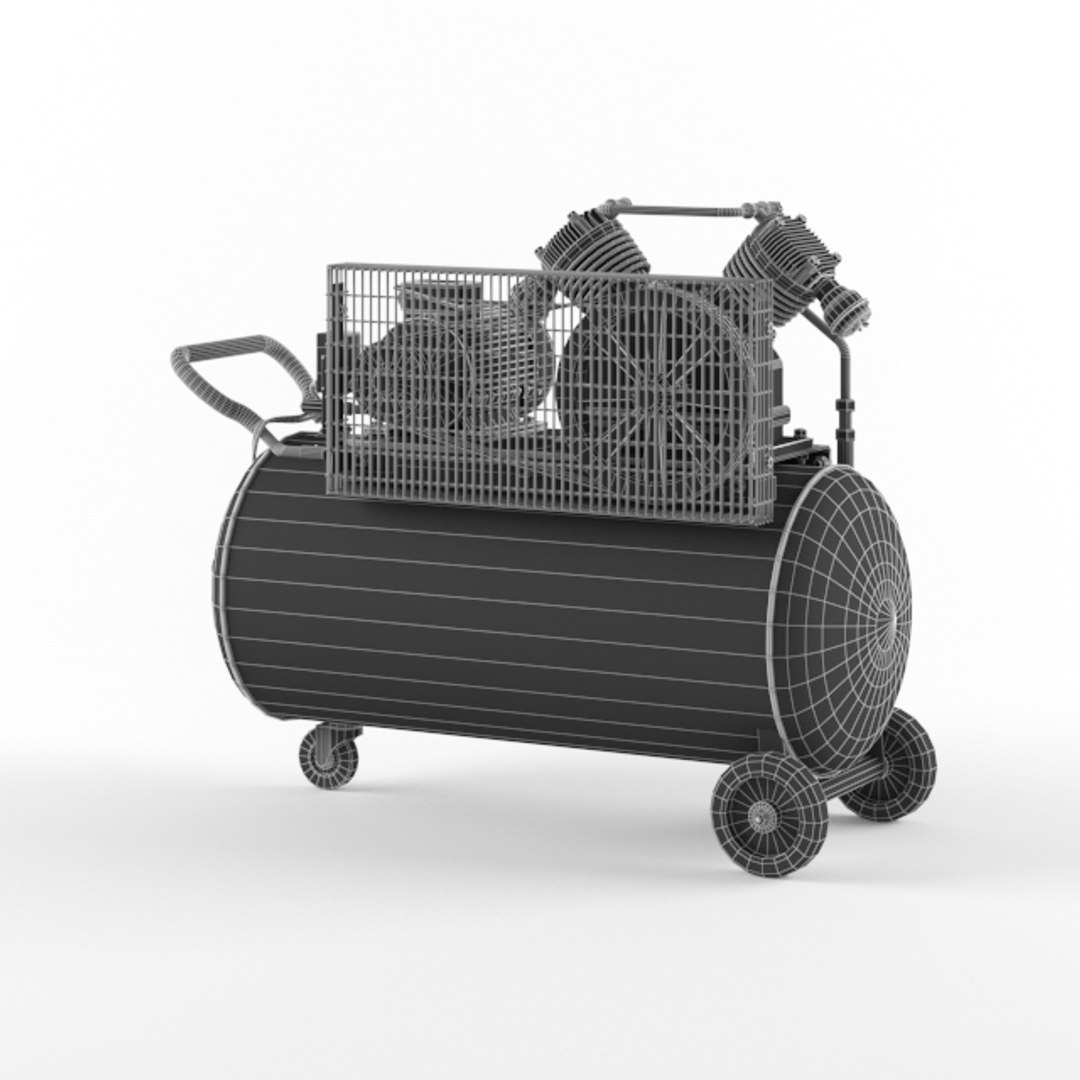 Air Compressor 3D Model - TurboSquid 1350423