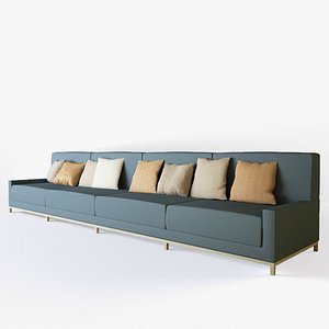 3ds max modern lounge booth restaurants