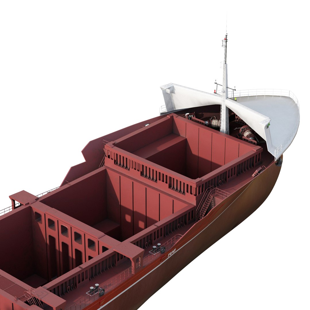 3D Model Container Feeder 800 Red - TurboSquid 2282490