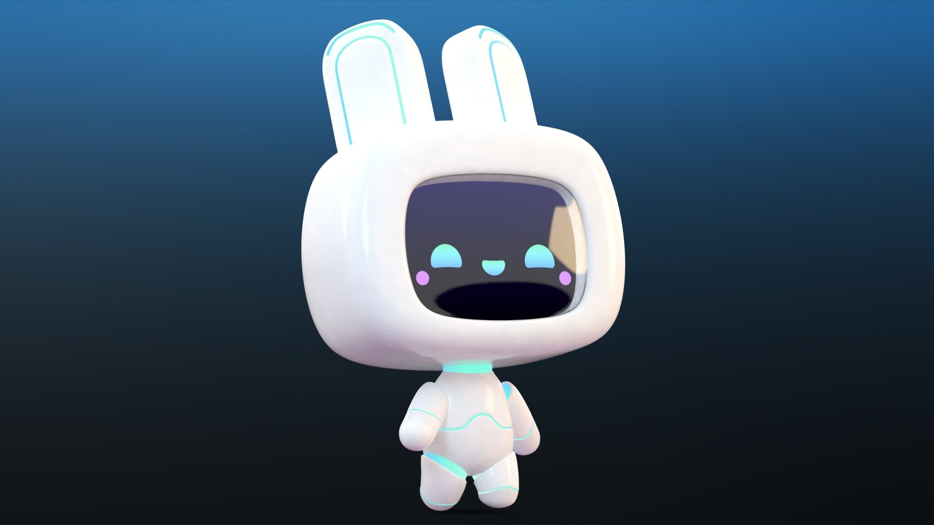 3D Cute Cartoon Robot Bunny https://p.turbosquid.com/ts-thumb/ci/mGdNDO/Jm/cuterobotbunny_0009/jpg/1678510017/1920x1080/fit_q87/0b526df2056212e51ebadbc63ee0e75ac644cd9e/cuterobotbunny_0009.jpg