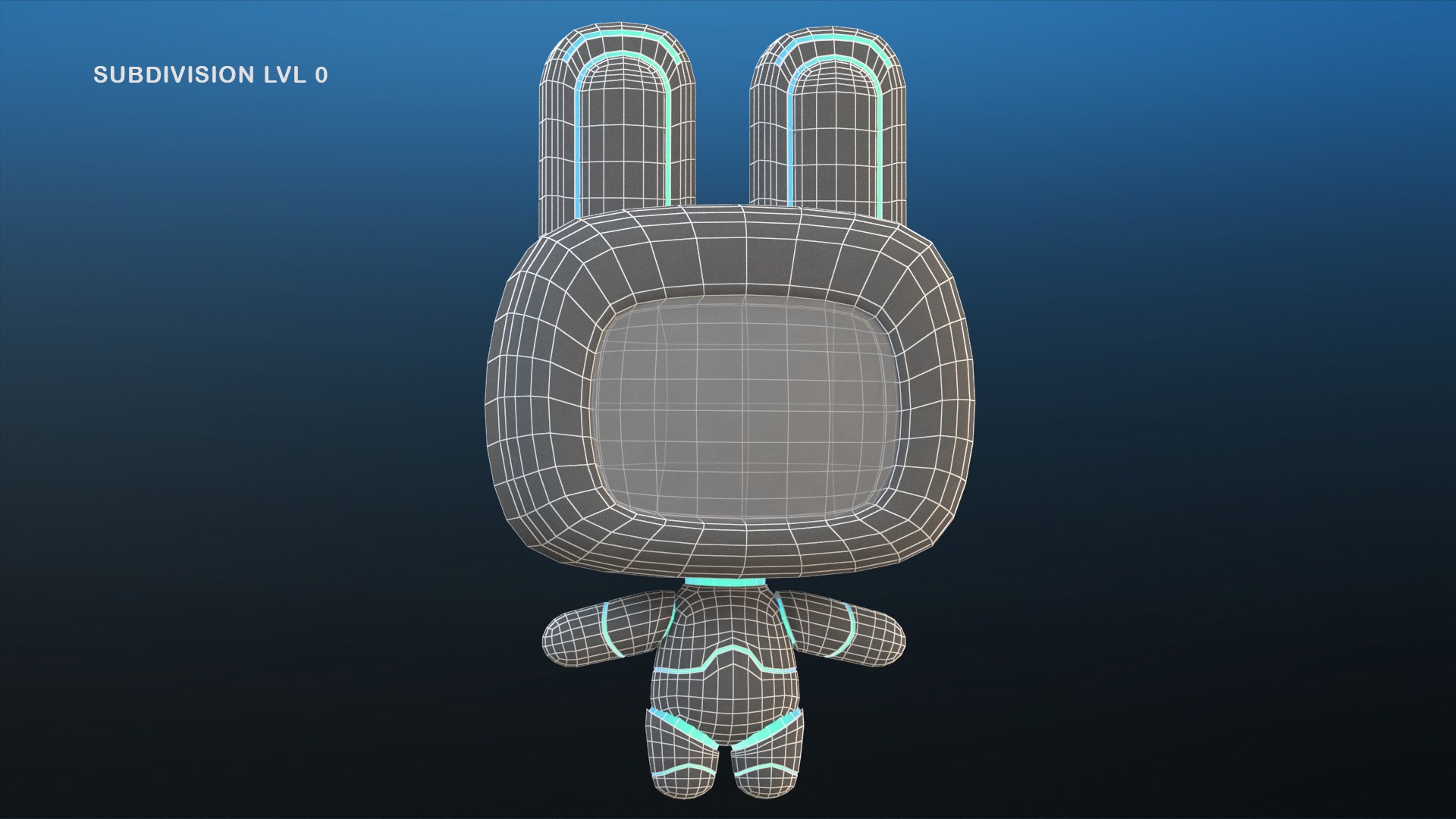3D Cute Cartoon Robot Bunny https://p.turbosquid.com/ts-thumb/ci/mGdNDO/Y1/cuterobotbunnymesh_0000/jpg/1678510018/1920x1080/fit_q87/b21a1203098d53d35b5ae7bdb7f04a0640783f9e/cuterobotbunnymesh_0000.jpg