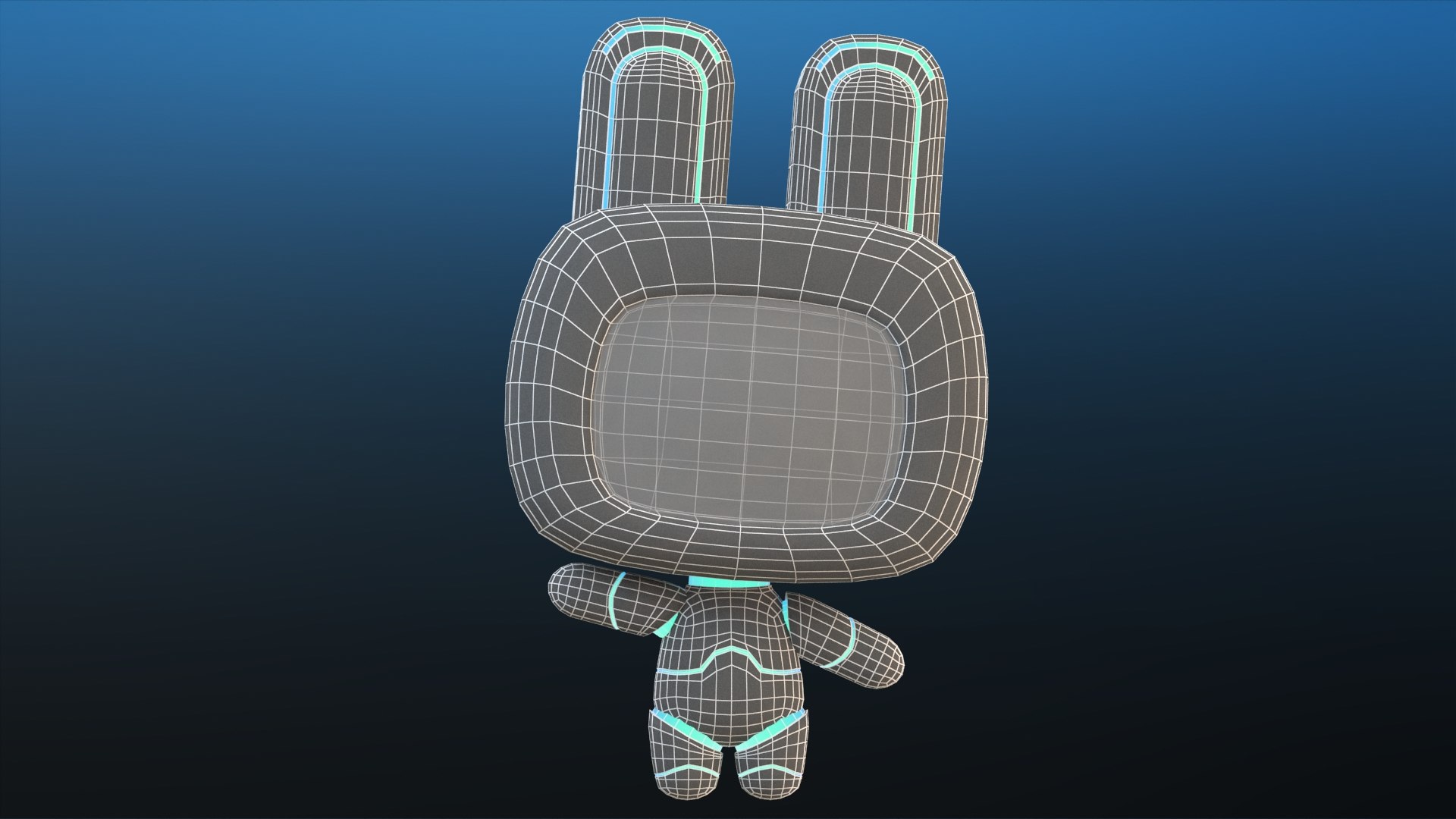 3D Cute Cartoon Robot Bunny https://p.turbosquid.com/ts-thumb/ci/mGdNDO/wD/cuterobotbunnymesh_0001/jpg/1678510018/1920x1080/fit_q87/79ca860a5ecf7818165d45d083345199f6e7b1b4/cuterobotbunnymesh_0001.jpg