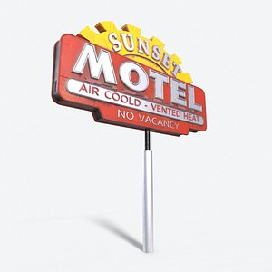 Old Motel Sign PBR