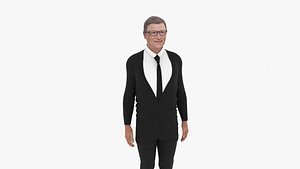 Bill Gates 3D model
