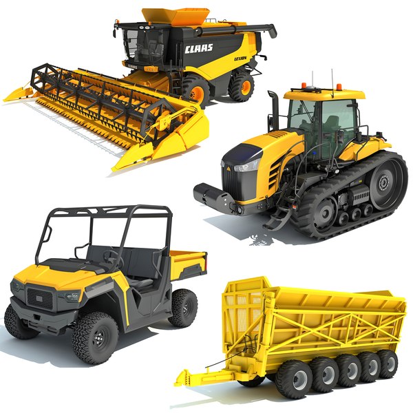 3D Farm Equipment Collection model