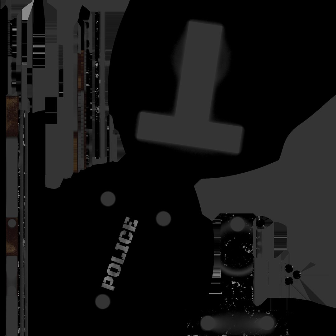 3D Police Shield 01 Model - TurboSquid 2299164