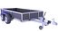 Open Cargo Trailer Low Poly 21
