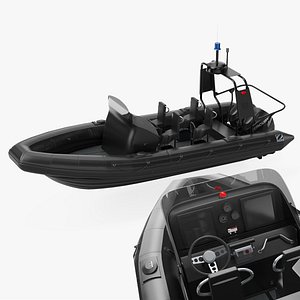 Military inflatable Patrol Boat Zodiac with Mercury