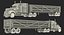 Industrial Trucks with Trailers Collection