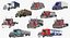 Industrial Trucks with Trailers Collection