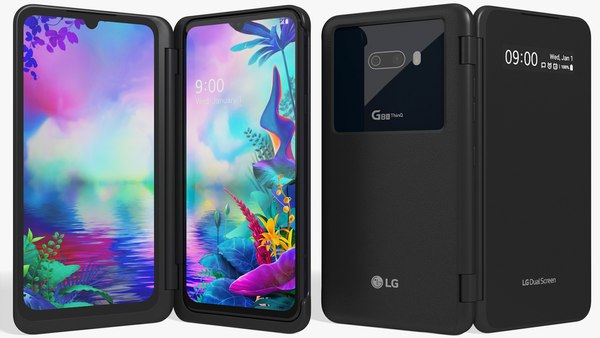LG G8X ThinQデュアルスクリーン3Dモデル - TurboSquid 1480318