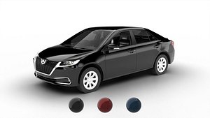 Toyota Allion 2019 3d model model