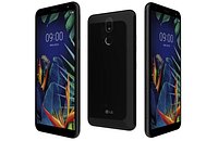 LG K40 Black Low Poly