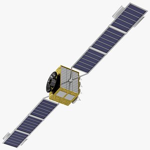 3d communications satellite eks