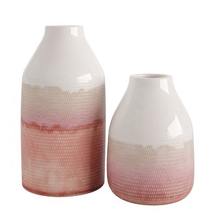 Two Tone Blush Vase 3D