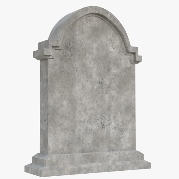 Tombstone 4 model - TurboSquid 1412265