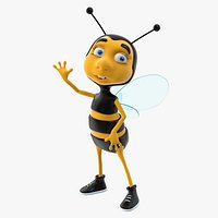 Cartoon Bee Pose 1