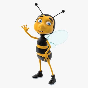 Cartoon Bee Pose 1