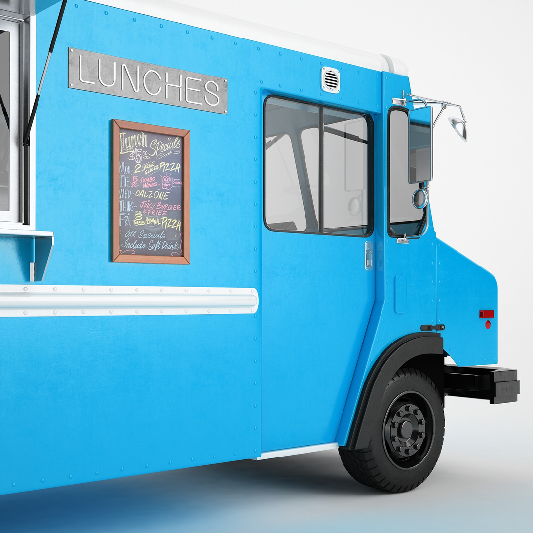 Food truck 3D model - TurboSquid 1197809