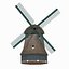 building windmill netherlands museum 3d model