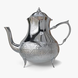 Moroccan Silver Teapot Berrad