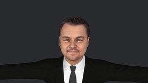 Leonardo DiCaprio  Hyper Realistic Full Body Fully Rigged Character 3D