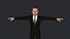 Personaggio 3D completamente truccato di Leonardo DiCaprio, corpo intero iper realistico