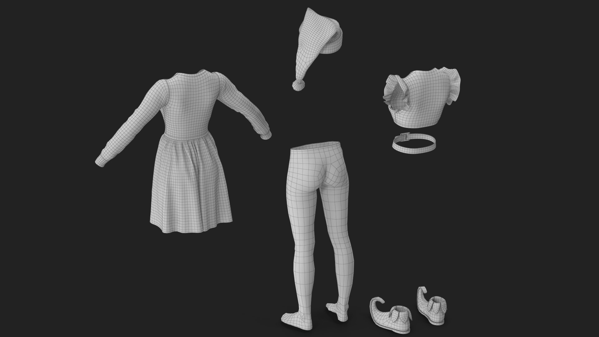 Christmas Elf Costume Female 3D https://p.turbosquid.com/ts-thumb/cj/JESM9f/MP/wireframe_07/jpg/1754545946/1920x1080/fit_q87/21609b6ba78fa1efec27f1b5097bfb131ed53875/wireframe_07.jpg