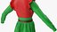Costume da elfo di Natale femminile