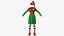 Costume da elfo di Natale femminile