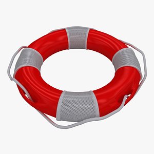 red lifebuoy 3d 3ds