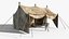 Średniowieczny namiot, model 3D low-poly