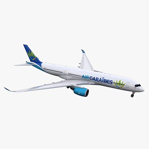 3D a350-900 air caraibes