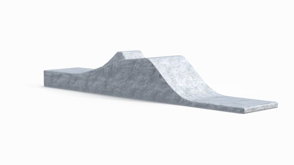 modelo 3d Rampa de despegue de nieve para saltos de esquí - TurboSquid ...