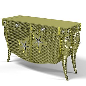 3d max colombostyle credenza design