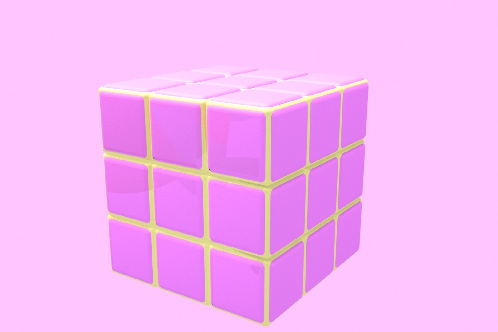Blue 3d cubes purple pink #00ffff 1440x1080 wallpaper 4K HD