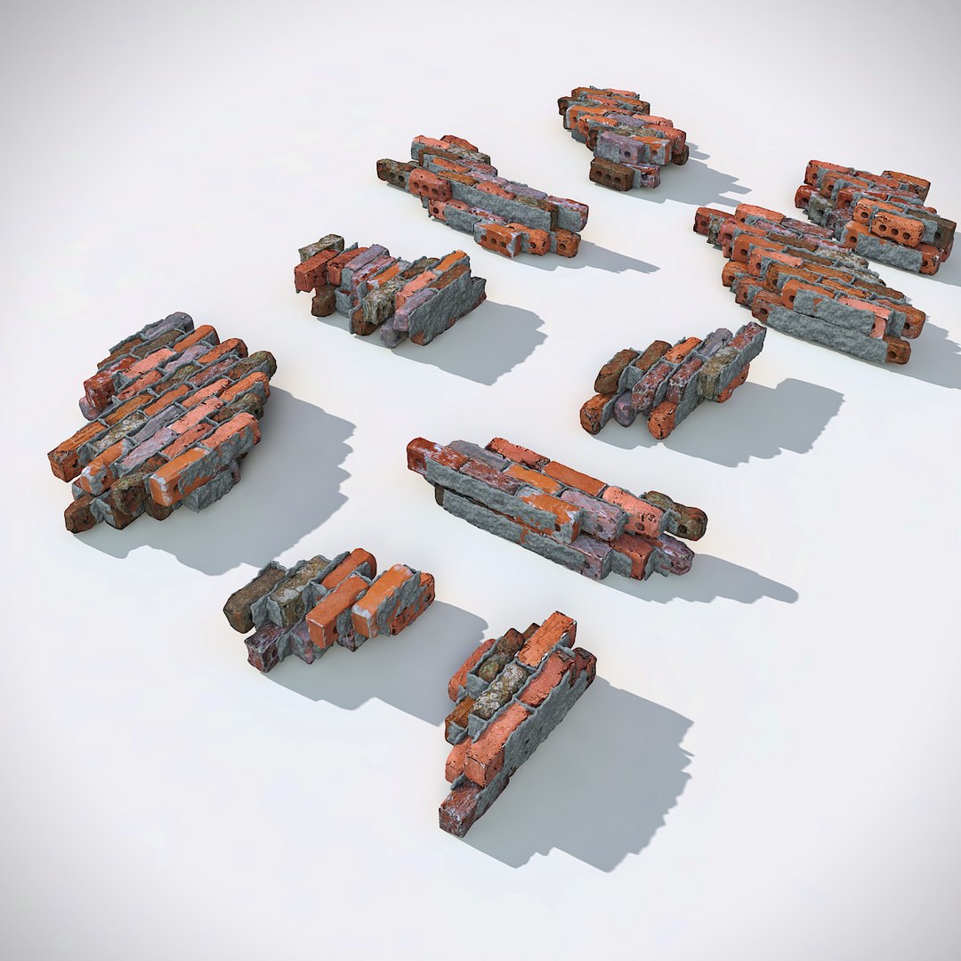 Brick V-ray 3d Model