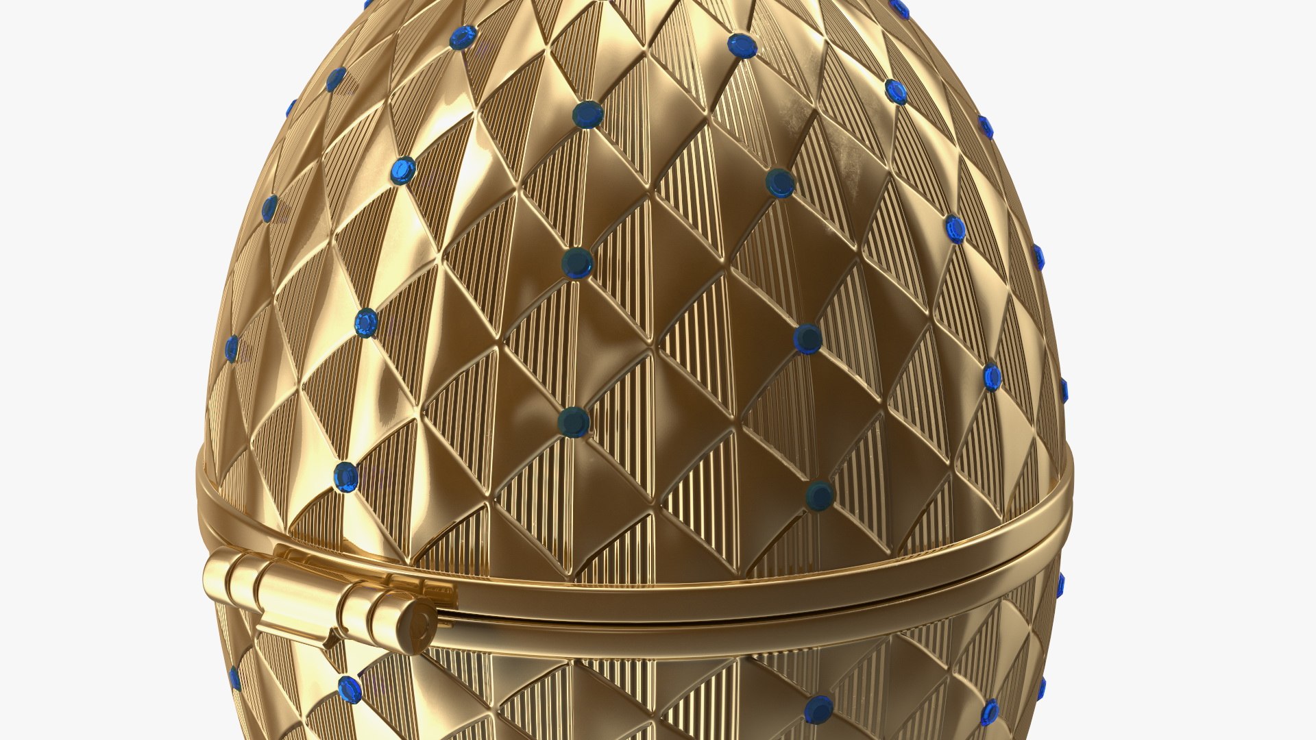 3D Antique Gold Faberge Egg Closed model - TurboSquid 2072254
