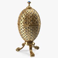 Antique Gold Faberge Egg Closed