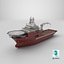 3D Offshore Support Vessel model