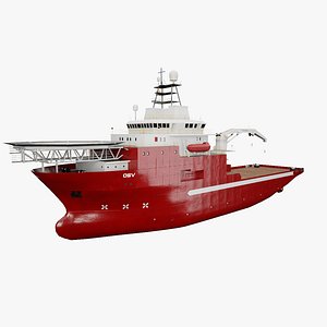 3D Offshore Support Vessel model