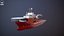 3D Offshore Support Vessel model