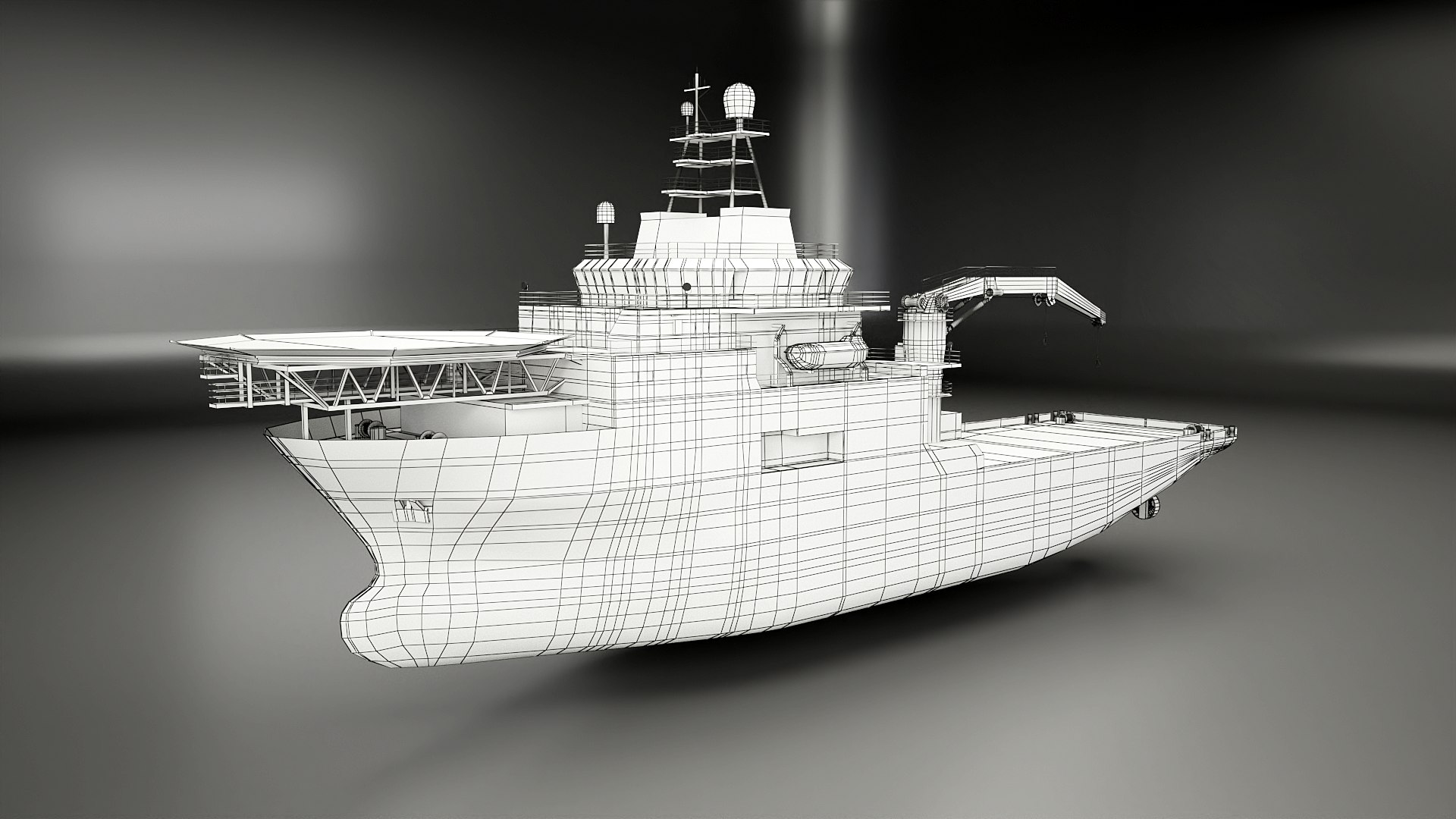 3D Offshore Support Vessel Model - TurboSquid 2175930