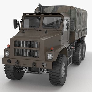 3D Generic Military Truck 03