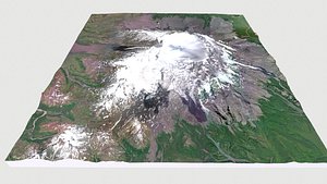Veniaminov Volcano 3D