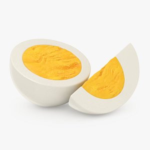 3D Hard Boiled Eggs 05