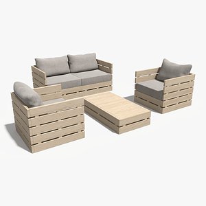 Wooden Outdoor Forniture Set