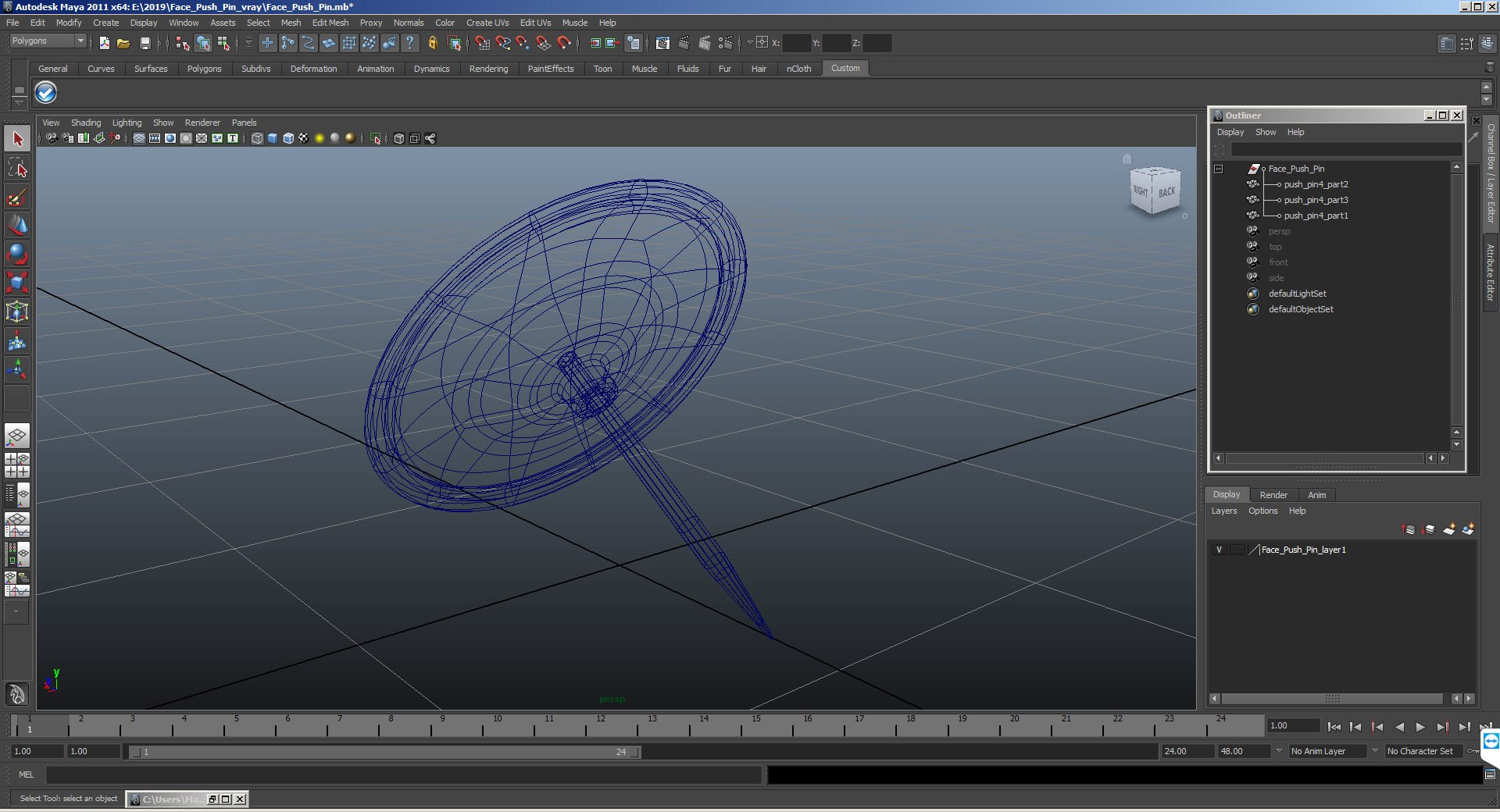 Face Push Pin 3D Model - TurboSquid 1425646