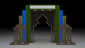 gate islamic ornament
